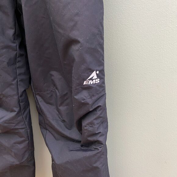 Eastern Mountain Sports Bib Snow Pants Womens Medium Black Excelr8tor Ski EMS - Picture 2 of 13